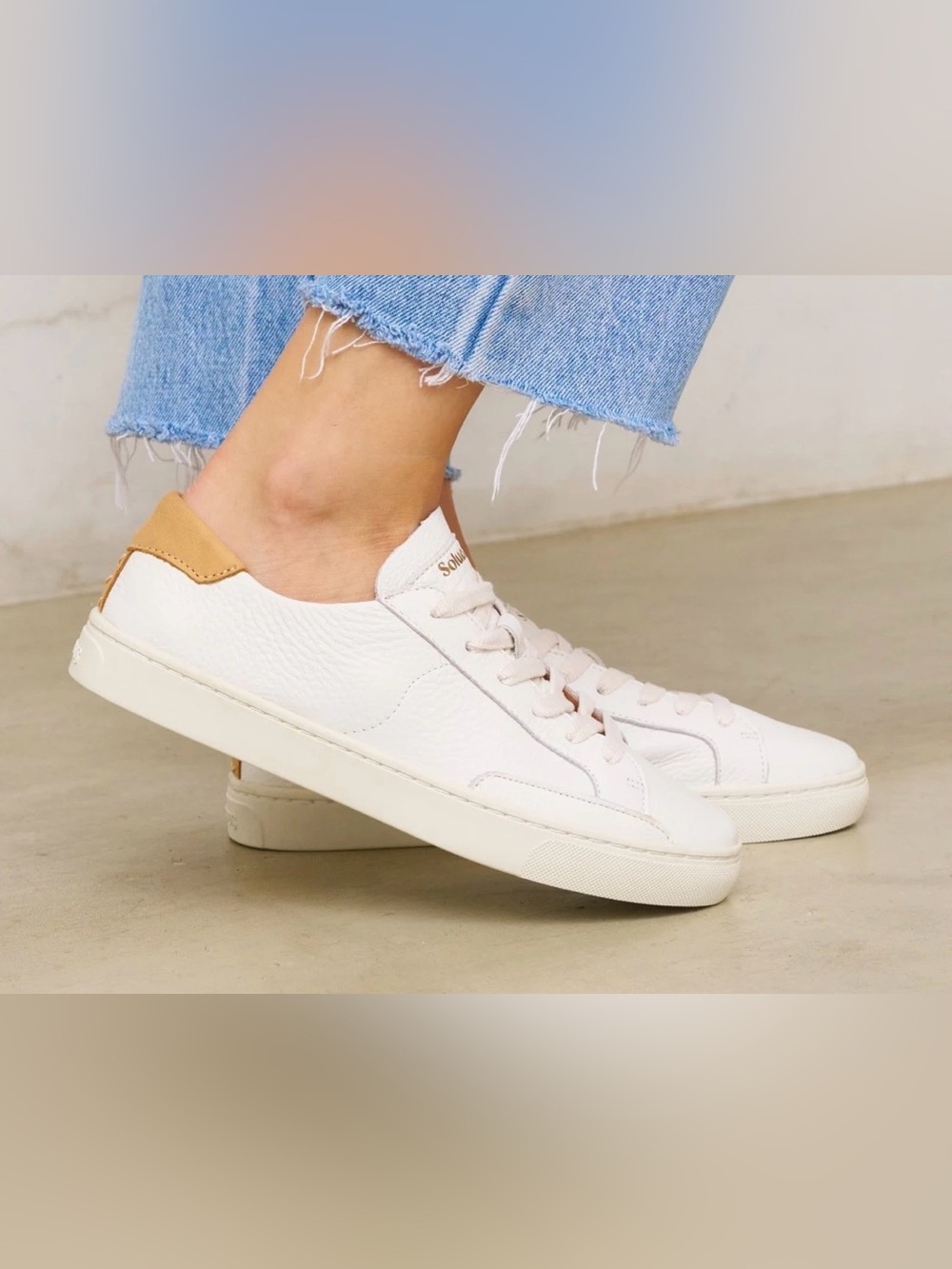 Anthropology, Soludos Women’s Ibiza Classic Sneaker in Oasis White, Size 9.